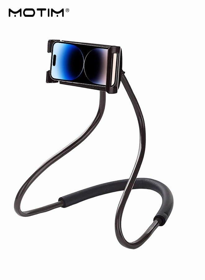 Motim Neck Mount for Phones, Neck Cell Phone Holder POV/Vlog Selfie Mount, Hand Free Phone Neck Phone Holder Phone Strap, 360° Rotating Video Recording for iPhone 16/15/14/13/12 Seires Android Phones  - Image 1