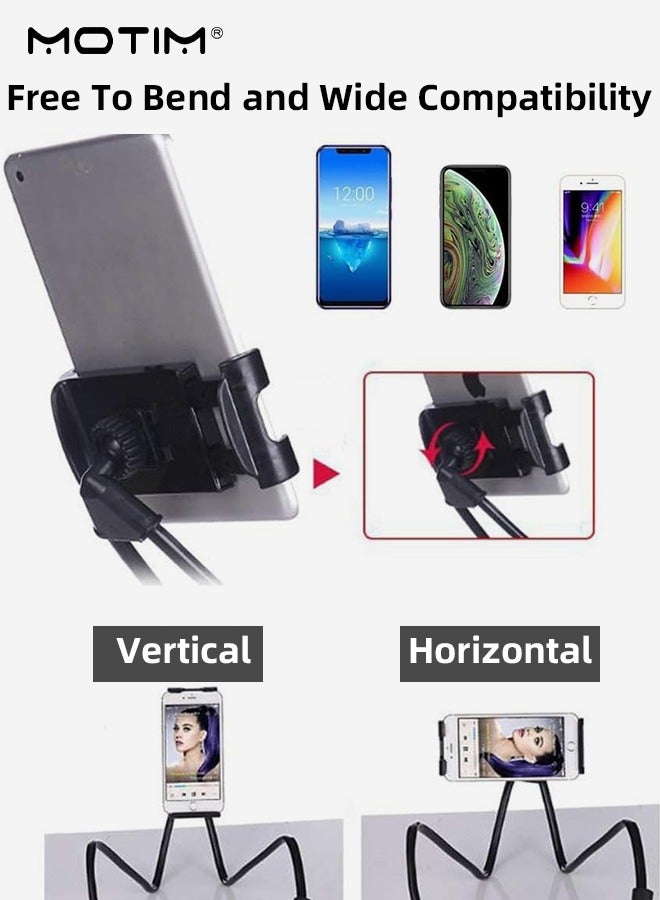 Motim Neck Mount for Phones, Neck Cell Phone Holder POV/Vlog Selfie Mount, Hand Free Phone Neck Phone Holder Phone Strap, 360° Rotating Video Recording for iPhone 16/15/14/13/12 Seires Android Phones  - Image 3