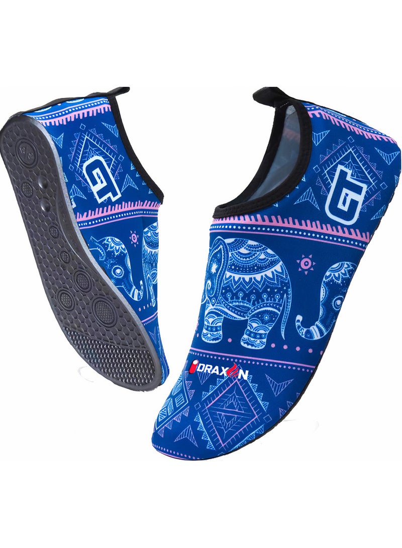 دراكسون أحذية دراكسون المائية للنساء والرجال والأطفال جوارب مائية سهلة الارتداء للسباحة والشاطئ للغطس والسباحة وصيد الأسماك وركوب الأمواج وقوارب الكاياك والجري والمشي واليوجا - Image 1