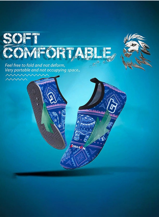 دراكسون أحذية دراكسون المائية للنساء والرجال والأطفال جوارب مائية سهلة الارتداء للسباحة والشاطئ للغطس والسباحة وصيد الأسماك وركوب الأمواج وقوارب الكاياك والجري والمشي واليوجا - Image 3