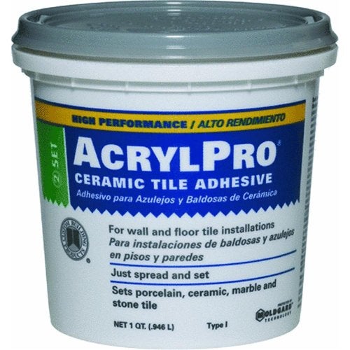 Custom Building Products ARL4000QT 1 Quart AcrylPro Ceramic Tile Mastic, White - Image 3