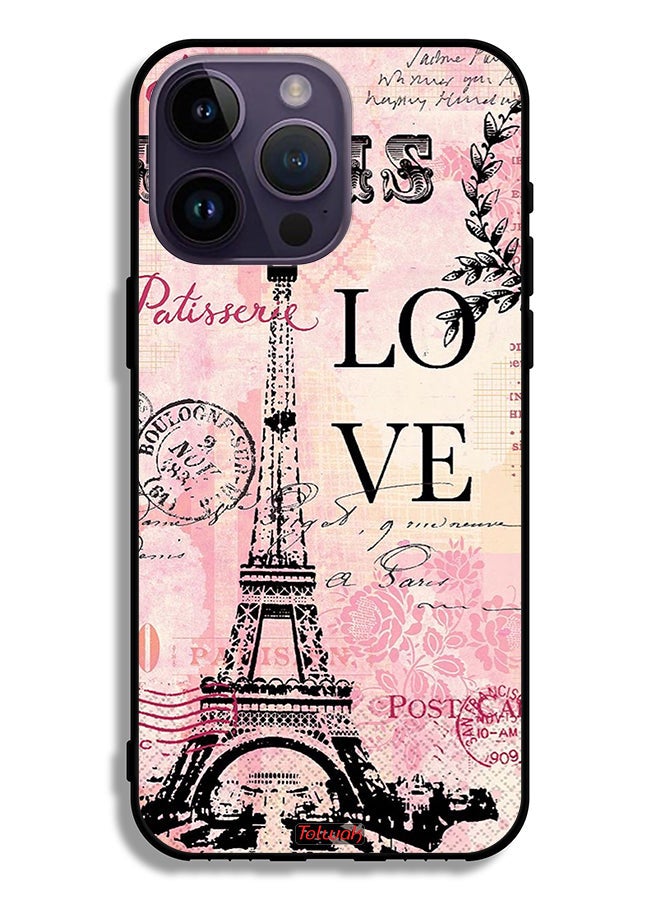 Tolwak Apple iPhone 14 Pro Max Protective Case Paris Love - Image 2