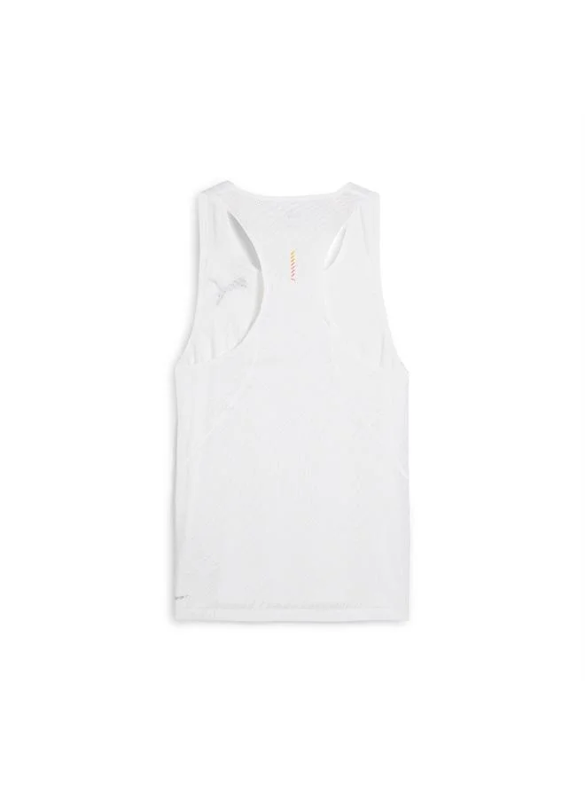 Puma PUMA White-AOP RUN ULTRASPUN Men's Running Singlet for Men | Best Price UAE