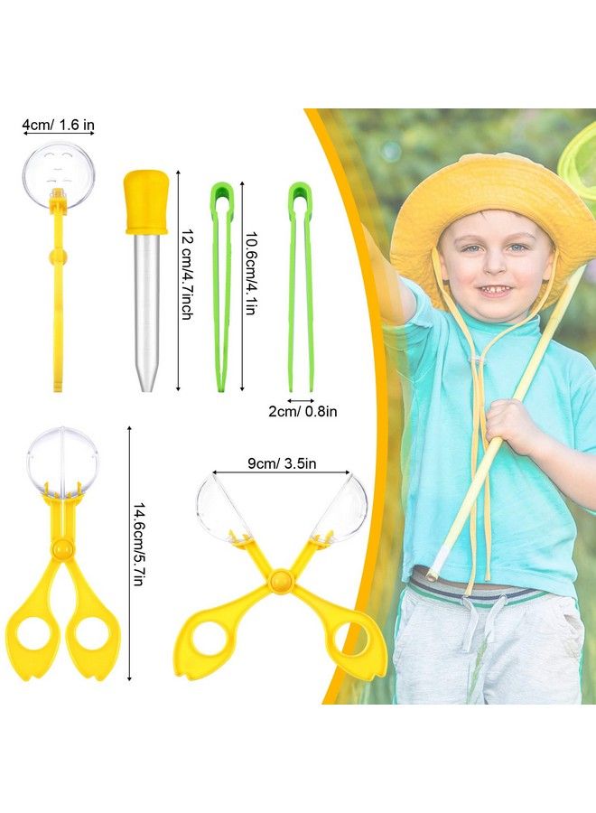 Mudder 18 Pieces Fine Motor Skill Toys Include 6 Handy Scoopers 6 Jumbo Tweezers 6 Rubber Tipped Dropper Bug Insects Catcher Science Sensory Learning Tool Backyard Outdoor Explorer Kit Skill Development - Image 4