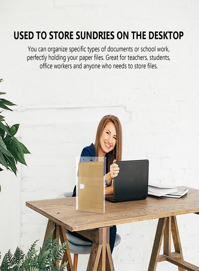 KALLORY 2pcs Wall File Organizer Material Document Holder for Office Space-saving Storage for Letters Magazines and Papers Easy Wall Installation - Image 5
