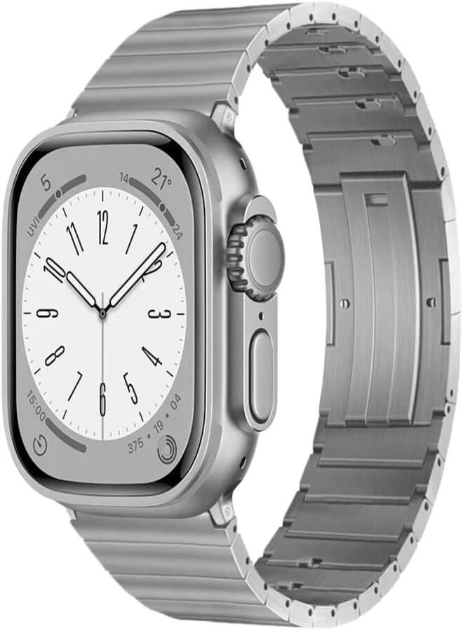 Next store Compatible with Apple Watch Ultra Band 49mm 45mm 44mm 42mm Series 9 8 7 Men, Stainless Steel Strap Compatible with Apple Watch Ultra/Ultra 2 SE 6 5 4 3 2 1 for Women Men