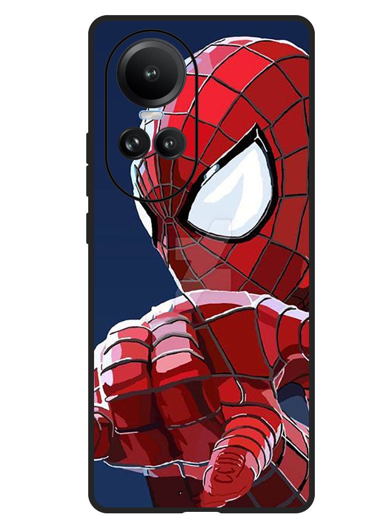 Theodor Protective Case Anti Scratch Shock Proof Bumper Cover For Oppo Reno 10/10 Pro Spiderman - Image 1