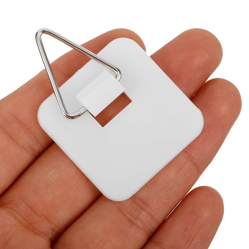 45 Pcs Clear Plastic Picture Hooks With Foam Pads Nail Free Wall Hangers - Image 5