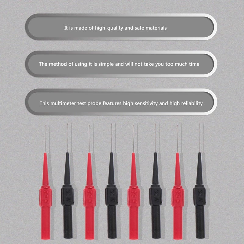 Balanced weight ERINGOGO 10Pcs Multimeter Test Pen Probes Needle Tips Assorted Colors Replacement Pins for Electrical Testing and Measurement Tools User tested optimized build Liquid tight joint Different assemble options Multi option design Globally popular elegant design Daily use improved quality Climate adapted upgraded quality Efficiency boosted construction Dust proof Fault optimized construction Hardened processed substance Regulated warehouse storage Big & small space compatible Wide use compliant quality Varied available picks Safe material Growing order stock support Global flexible sizing options Quick assemble Diverse application fit Cost saving design picks Natural tone color options Temp & permanent project compatible Easy store & transit build - Image 3