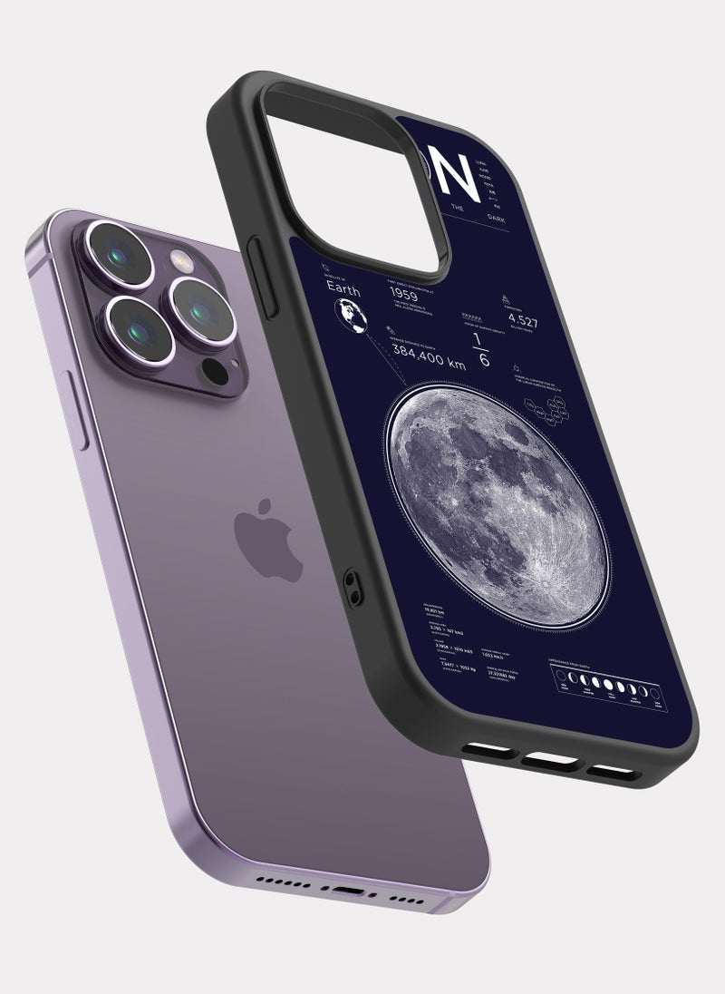 PXLAAT iPhone 14 Pro case cover moon - Image 2