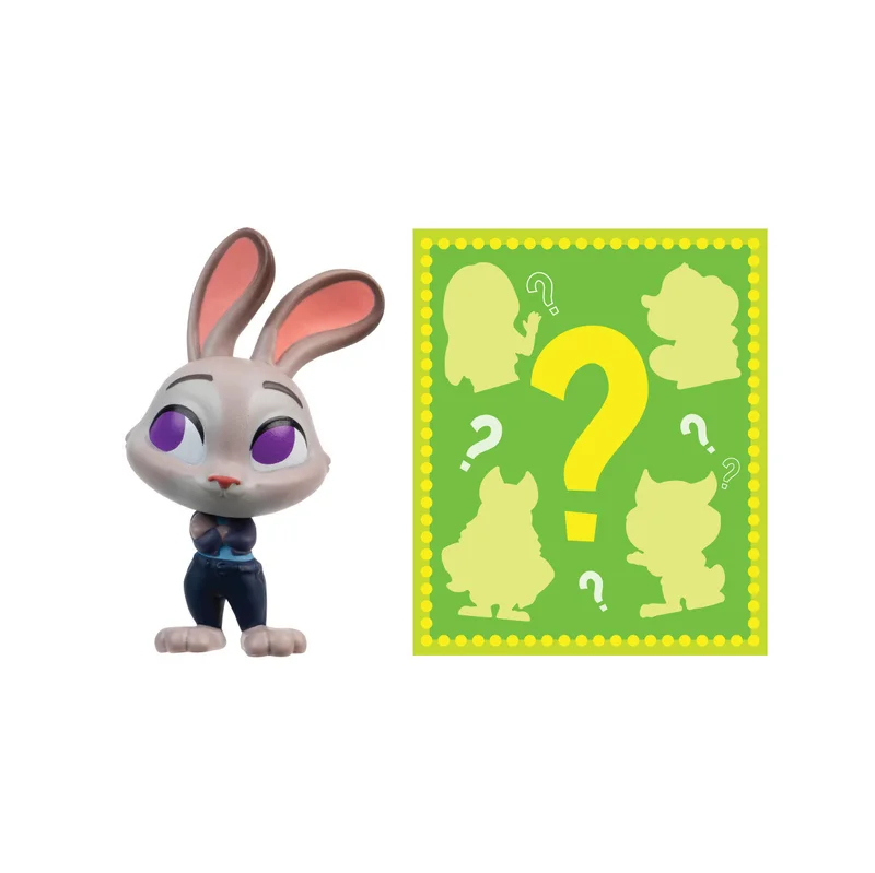 Disney Zootropolis 2 Collectible Figure 2-in-1 Pack - Judy Hopps & Myster Figure 2-Inches | Zootopia 2 Mystery Tails Collection | Surprise Figure | Character Figure | Gift for Kids and Collectors!