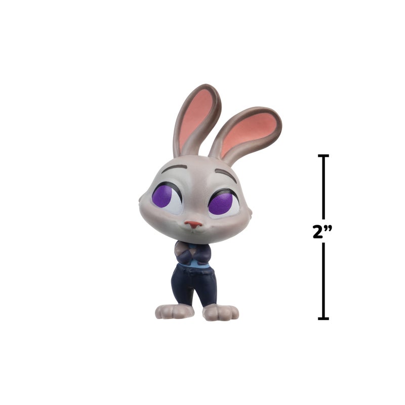 Disney Zootropolis 2 Collectible Figure 2-in-1 Pack - Judy Hopps & Myster Figure 2-Inches | Zootopia 2 Mystery Tails Collection | Surprise Figure | Character Figure | Gift for Kids and Collectors! - Image 3