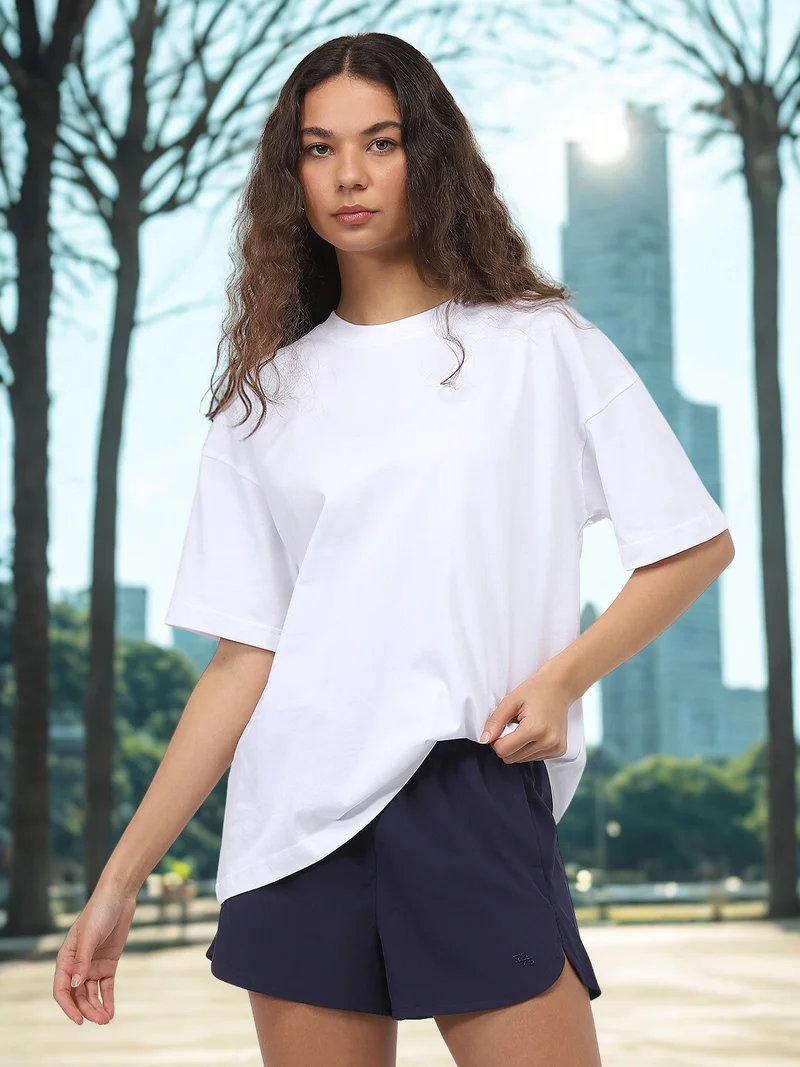 NOBERO Nobero Women Oversized Cotton  T-shirt