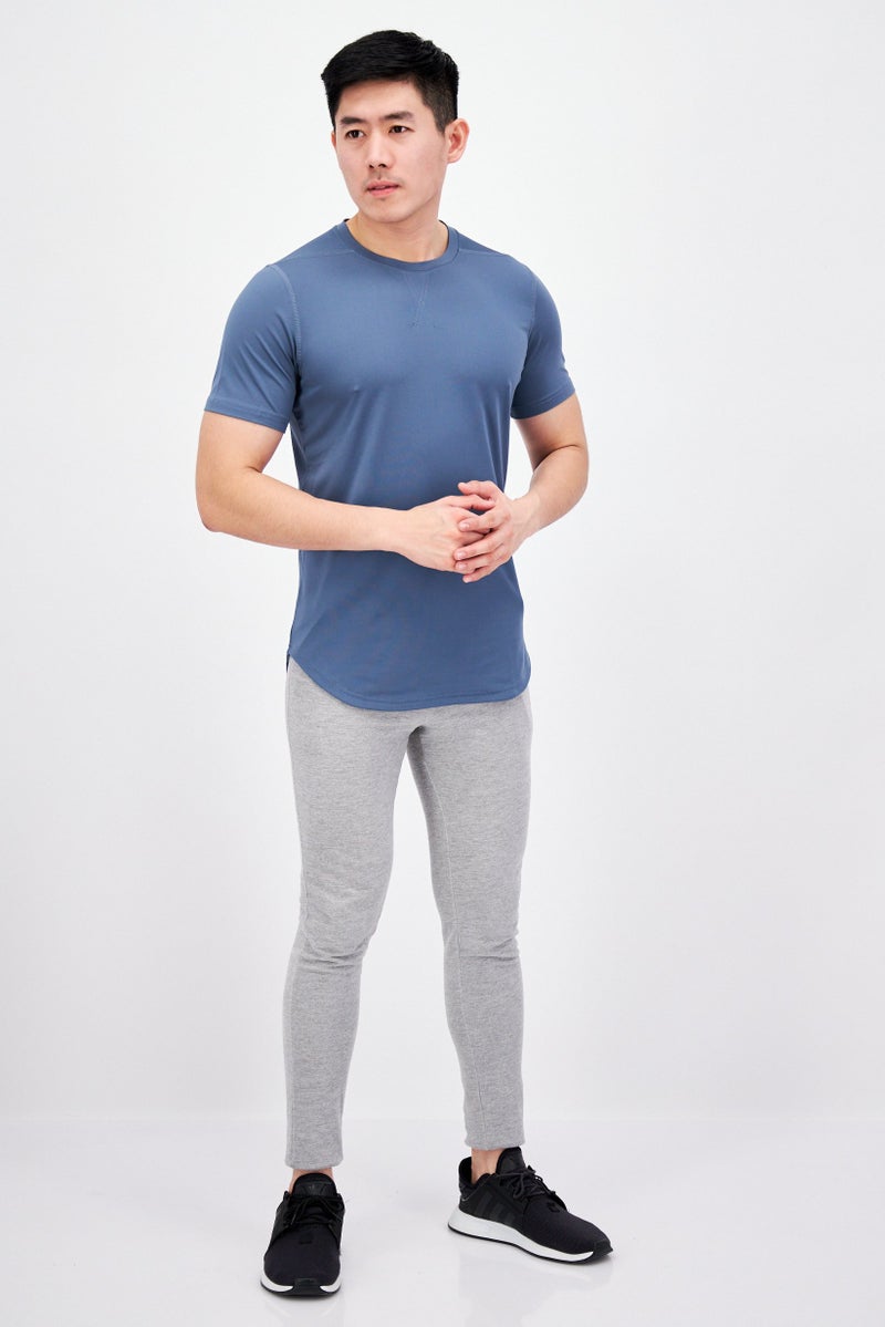 PUMA Men Sportswear Fit Short Sleeves Training T-Shirt, Slate Blue - Image 2