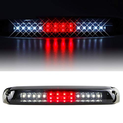 Bomusou Third Brake Light Cargo Lamp Fit for Chevrolet Silverado/GMC Sierra 1500-3500 HD 1999-2006, for Chevrolet Silverado/GMC Sierra 1500-3500 HD Classic 2007 (Black Housing Smoke Lens) - Image 1