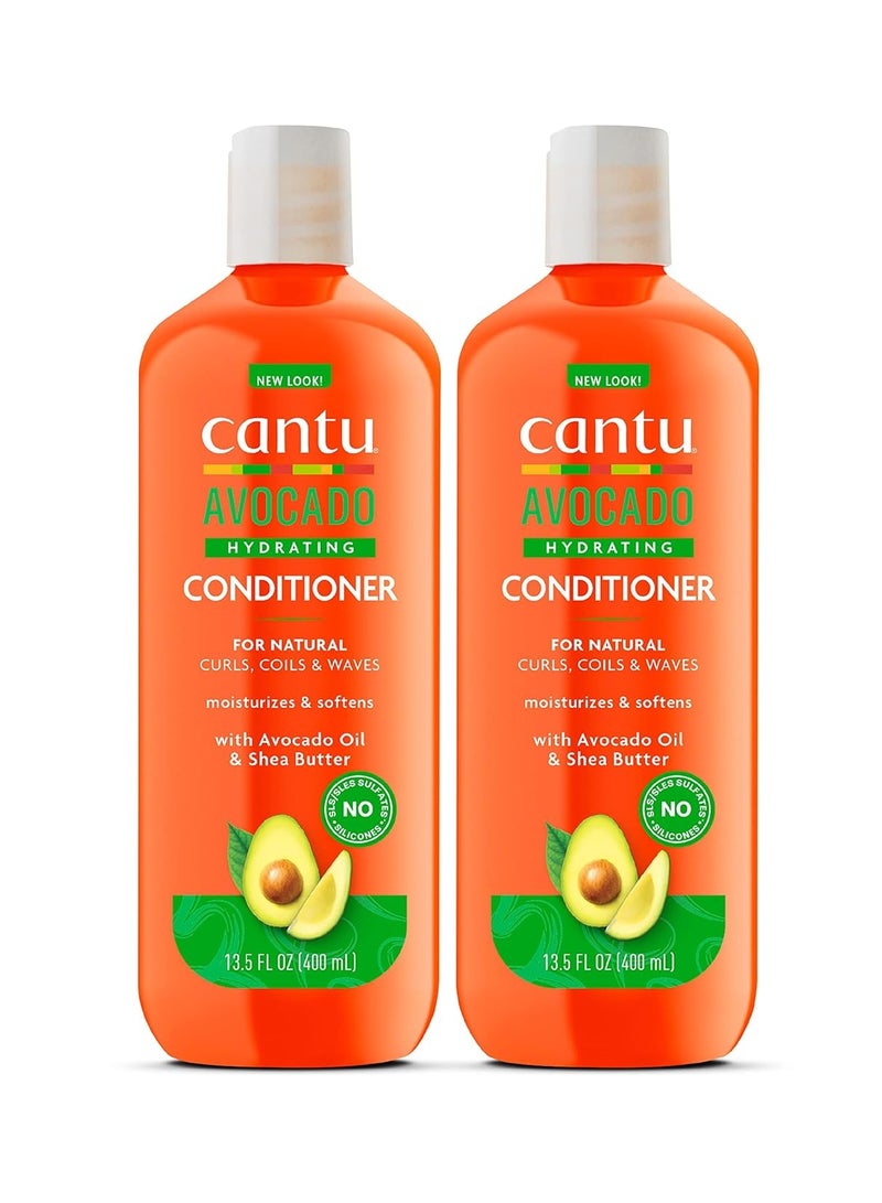 Cantu Avocado Hydrating Silicone-Free Conditioner with Pure Shea Butter - Image 1