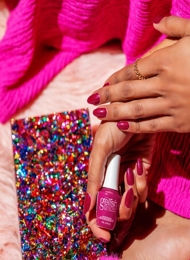 Gelish Mini Holiday Winter Collection A Fuzzy Feeling - Soak Off Polish, Long-Lasting, Vibrant Color, Professional Quality, High Shine, Chip-Resistant (Sleighing In Style, 9mL) - Image 3