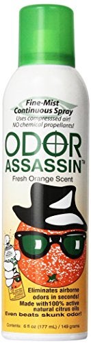 ODOR ASSASSIN Jay 124947 Odor Assassin, 6 oz, Orange - Image 1