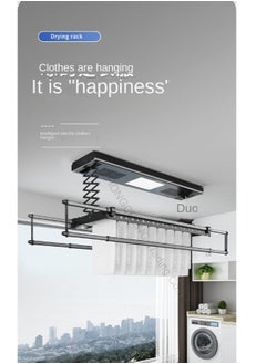 Generic Drying Rack Electric Clothes , Indoor Remote Control Lifting Home Balcony Automatic laundry Drying Clothes Rack  - Image 3