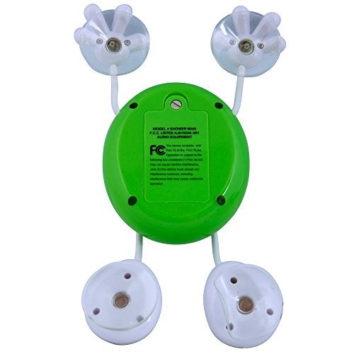 Zadro Showerman FM Shower Radio, Lime Green - Image 2