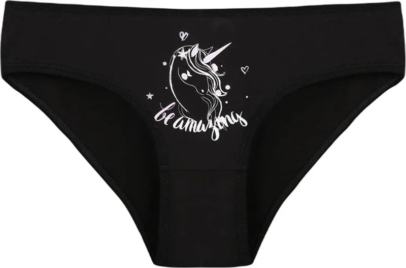 Donella 10-Piece Colorful Unicorn Printed Young Girls' Panties - 5171PB10