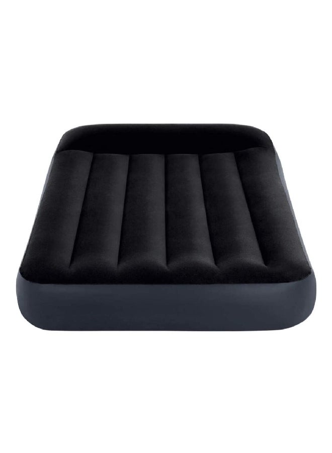 انتكس 64146 دورا بيم سرير هوائي مقاس توين قياسي قابل للنفخ مع مسند للوسادة ومنفاخ مدمج أسود 35.8 × 17.8 × 28.4 سم - Image 2