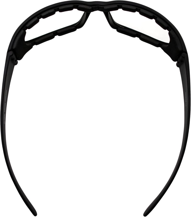 Global Vision Chicago Padded Motorcycle Riding Sunglasses 2 Pack Black Frames Clear & Smoke Lenses - Image 4