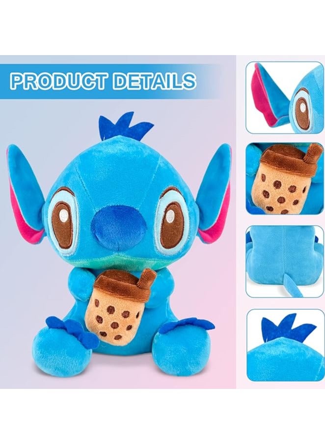 Blue Stitch Bottle pillow plush doll toy skin-friendly soft doll adult and child birthday gift (height 20 cm) - Image 5