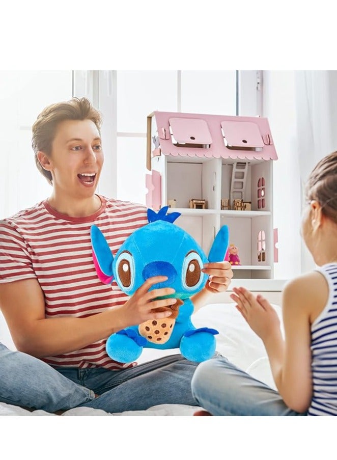 Blue Stitch Bottle pillow plush doll toy skin-friendly soft doll adult and child birthday gift (height 20 cm) - Image 1