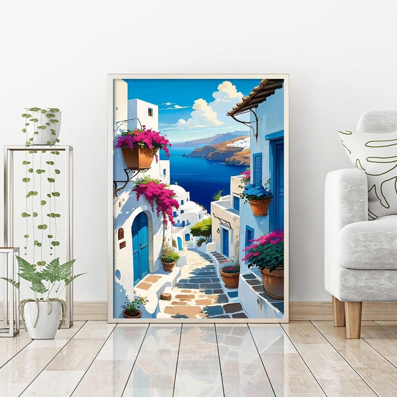 WUDWL Diamond Painting Kits for Adults - Landscaping DIY 5D Diamond Art Kits Full Drill Diamond Dots Paintings with Diamonds Gem Art and Crafts Home Decor 12x16inch ï»¿ - Image 5