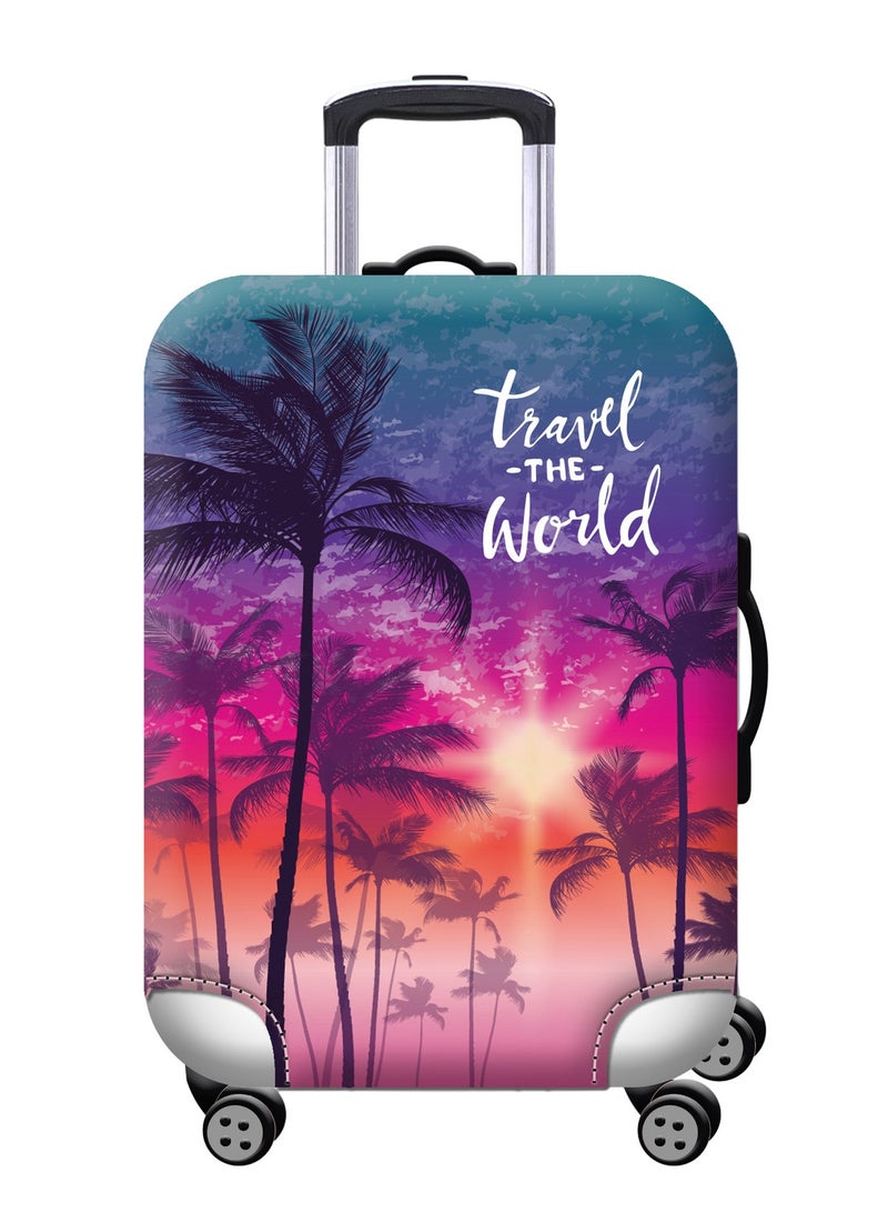 HomarKet Travel Luggage Cover Washable Suitcase Cover Suitcase Protector Anti-scratch Suitcase Cover - Image 1