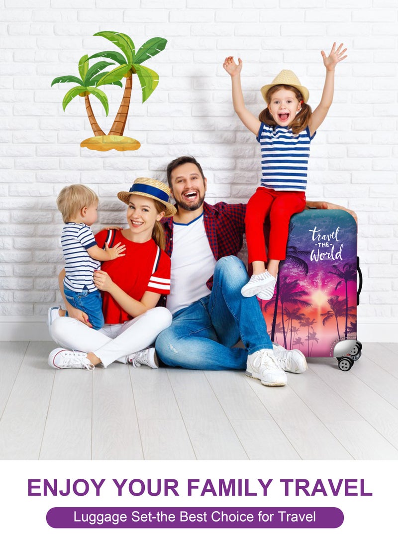 HomarKet Travel Luggage Cover Washable Suitcase Cover Suitcase Protector Anti-scratch Suitcase Cover - Image 4