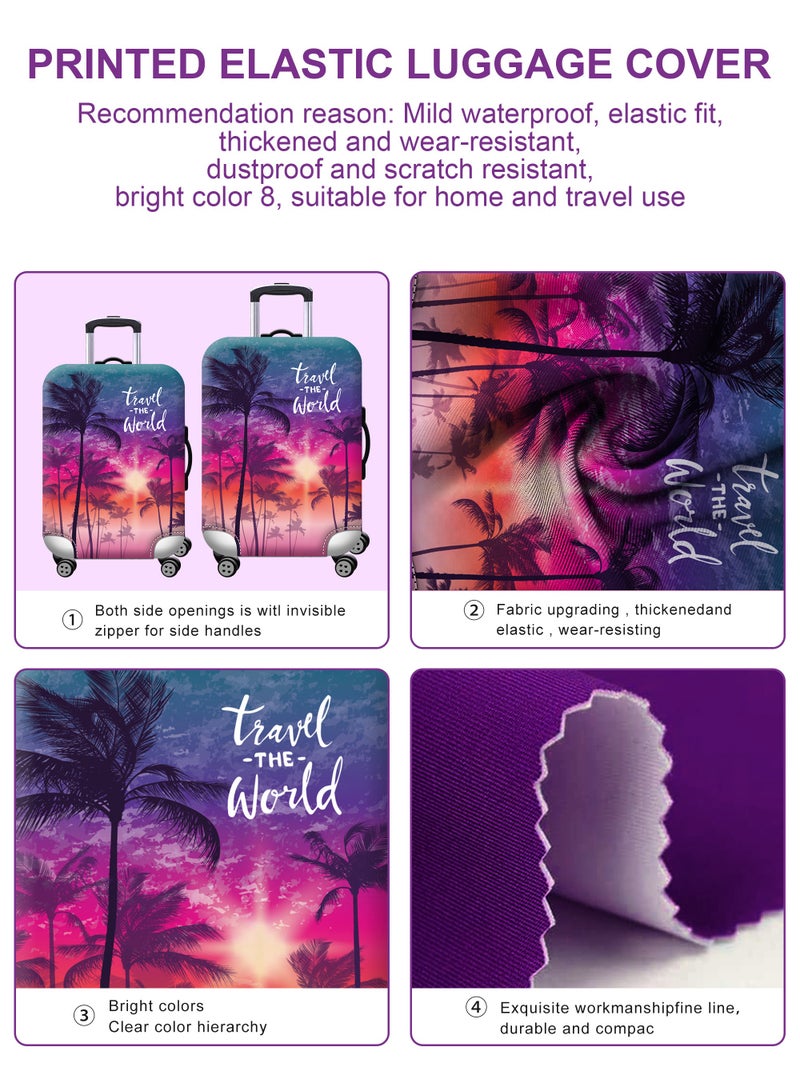 HomarKet Travel Luggage Cover Washable Suitcase Cover Suitcase Protector Anti-scratch Suitcase Cover - Image 2