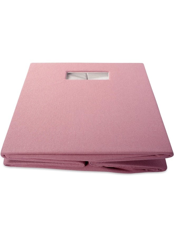 DII PolyCube Storage Collection Hard Sided Collapsible Solid Large Rose - Image 2