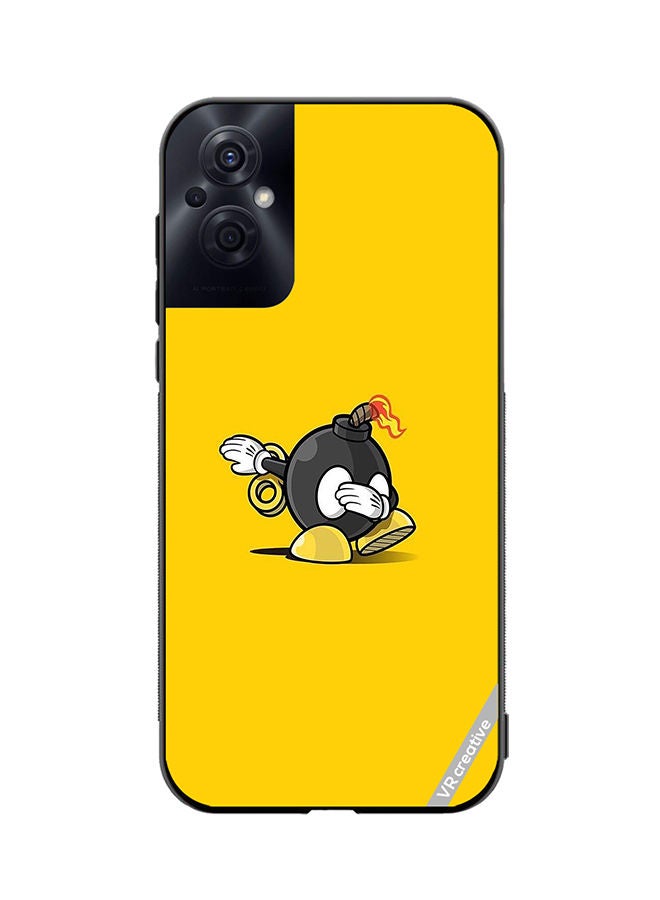 VR CREATIVE Protective Case Cover For Oppo Reno8 Z Cute Bomb Design Multicolour - Image 1