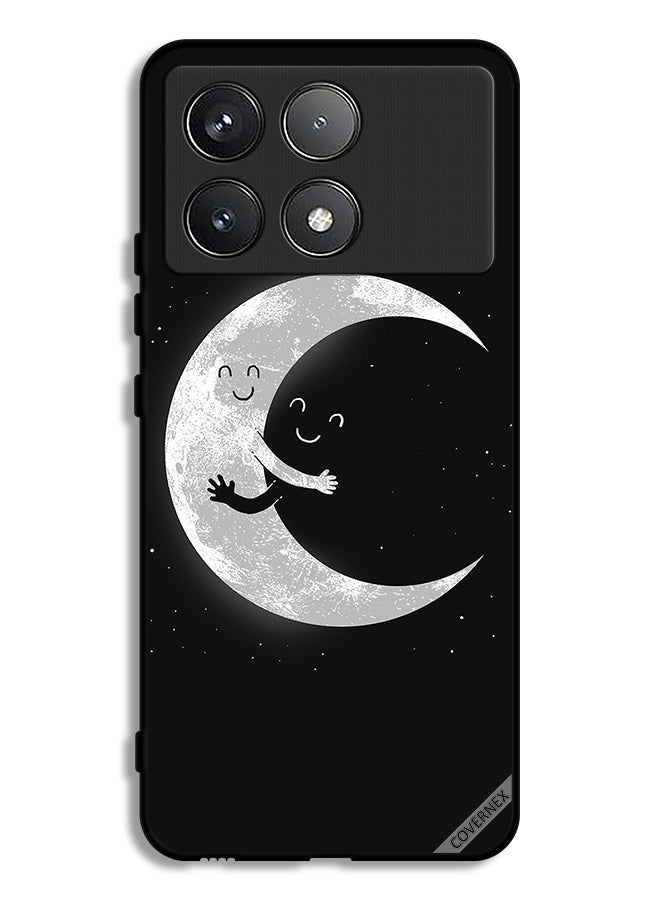 Covernex Xiaomi Redmi K70 Protective Case Cover Moon & Dark Sky Hug - Image 1