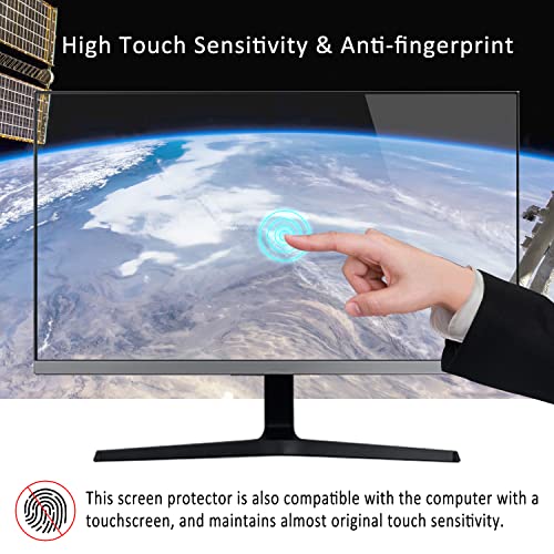 MUBUY-GOL 2 Pack 24" Anti Glare Matte Screen Protector for Sceptre/LG/Dell/HP/Acer/ViewSonic/ASUS/Aoc/Samsung/KOORUI/InnoView/CRUA/BenQ/SANSUI Diagonal 24" 16:9 LED PC Screen Gaming Monitor (20.9" x 11.8" / W x H) - Image 4