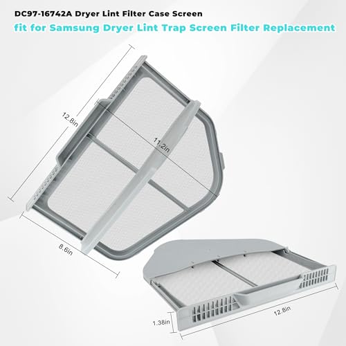 prime&swift DC97-16742A Lint Trap fit for Samsung Dryer Lint Trap Replacement,Stainless Steel Lint Trap Screen Parts fit for SAMSUNG Dryer DV456ETHDSU/AA DV45H7000EW/A2 DVE50R5200W/A3 DVE50R5400V/A3 prime&swift - Image 4
