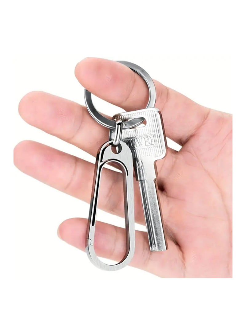 Generic 25 pcs Split Key Rings Keyrings, Key Rings Bulk, Flat Keychain Ring Split Key Ring For Home Car Keys Bag Hanging Accessories - Image 4