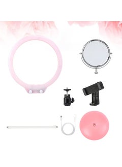 Y&D SYOSI 7Pcs Portable Mini Desk Set, Selfie Ring Makeup, Fill Light Video Lighting Clip Camera Circle with  - Image 2