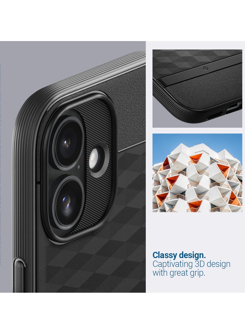 Caseology غطاء حماية ماج، لجهاز آيفون 16 بلس مع تقنية ماج سيف - أسود غير لامع، بمعيار عسكري - Image 3