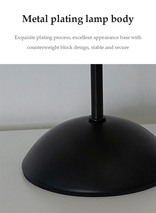 DUNISO Bedside table lamp, USB bedroom lamp, multifunctional LED desk lamp reading lamp, three color multi-level adjustable, suitable for living room, study, bedroom and office - Image 5