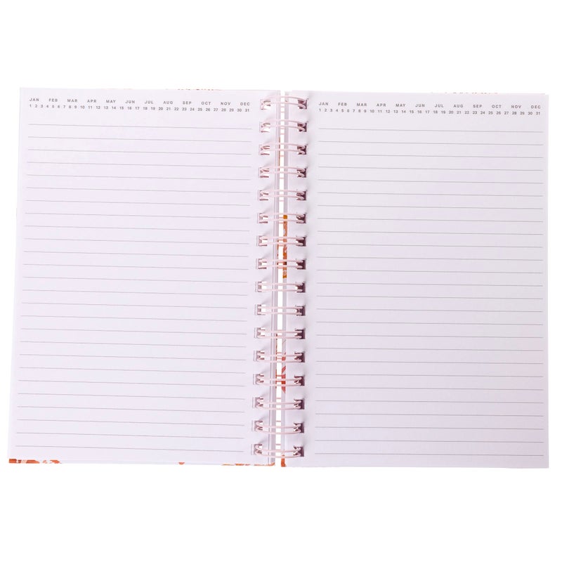 Graphique Hardbound Spiral Journal | Butterfly Design | Premium Paper | Notebook | Diary | Lists | Record Month and Date | Great Gift | 160 Ruled Pages | 6.25â€ x 8.25â€ - Image 2