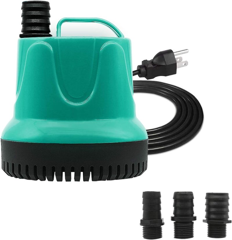 UPETTOOLS Submersible Water Pump, Ultra Silence Circulation Multifunctional Water Pump with Handle For Pond, Aquarium, Hydroponics, Fish Tank Fountain with 5.9ft (1.8M) Power Cord (40W) - Image 1