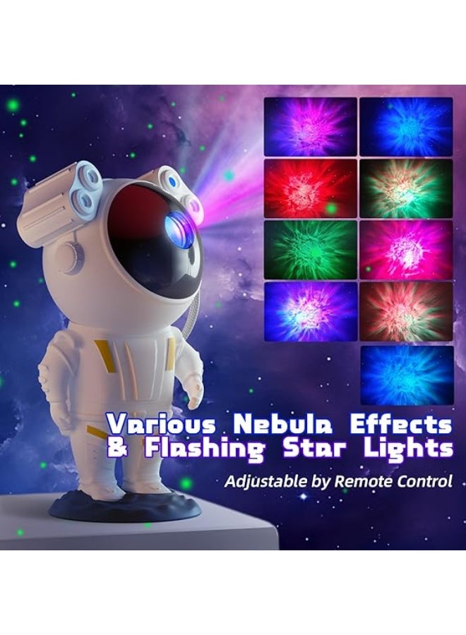 Star Projector Galaxy Night Light, Birthday Gifts Toys for 2-10 Year Old Boys Girls- Astronaut Starry Nebula Ceiling LED Lamp with Timer and Remote, Projection Lights for Bedroom Décor - Image 2