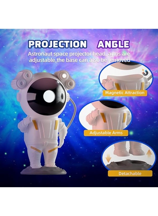 Star Projector Galaxy Night Light, Birthday Gifts Toys for 2-10 Year Old Boys Girls- Astronaut Starry Nebula Ceiling LED Lamp with Timer and Remote, Projection Lights for Bedroom Décor - Image 4