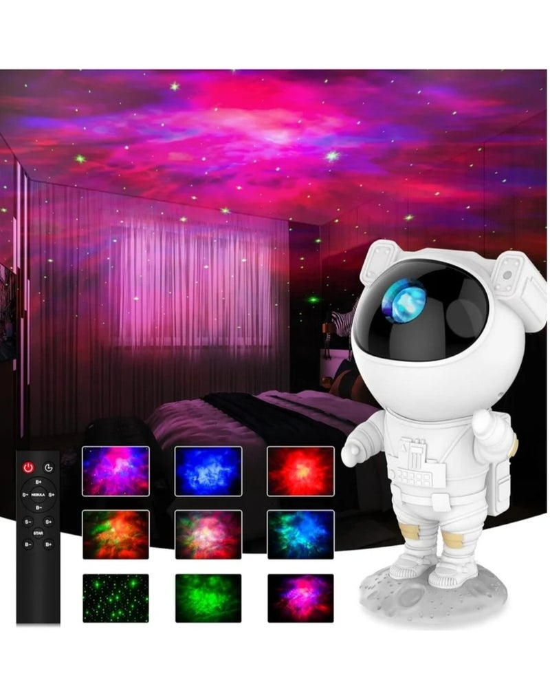 Star Projector Galaxy Night Light, Birthday Gifts Toys for 2-10 Year Old Boys Girls- Astronaut Starry Nebula Ceiling LED Lamp with Timer and Remote, Projection Lights for Bedroom Décor - Image 1