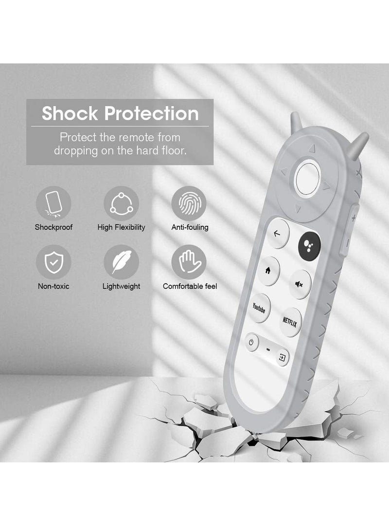 SYOSI Case for Chromecast, Remote Protective protector for Google TV 2020 Voice, Shockproof Anti-Slip Cover for Google Voice Remote Silicone Case Holder Skin  - Image 4