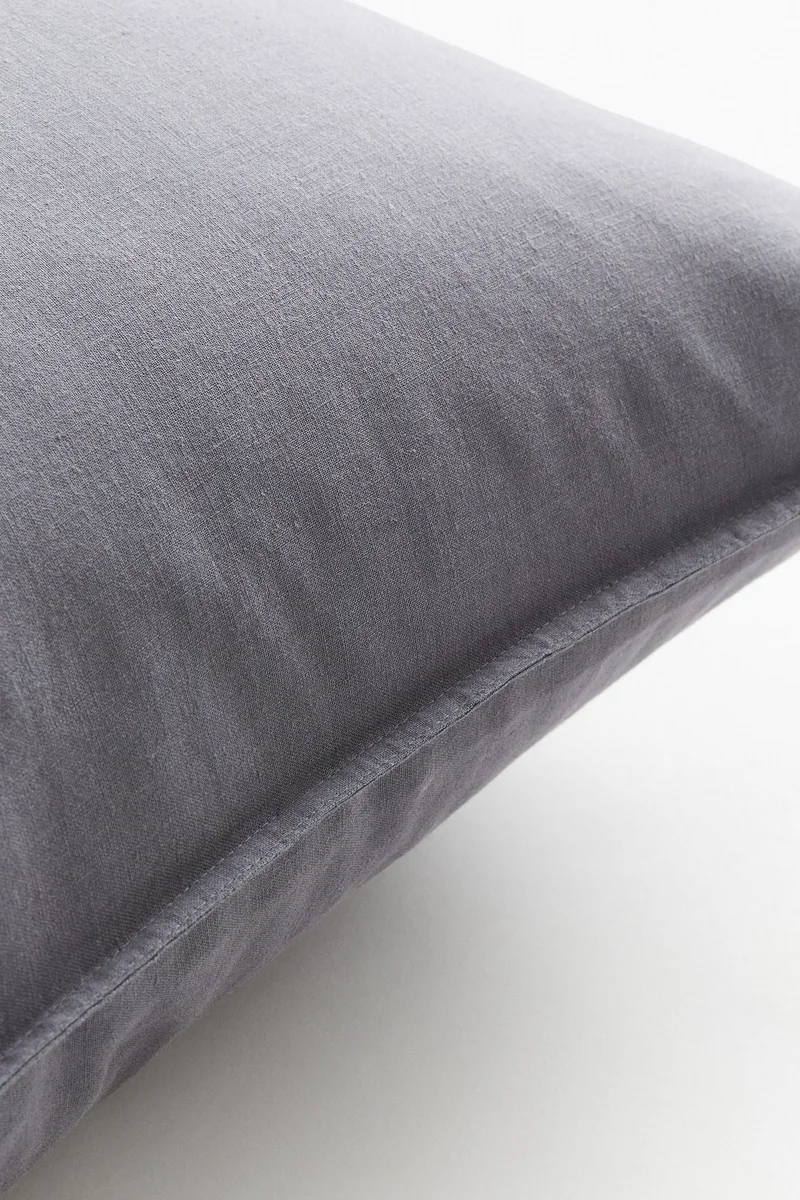 H&M Washed linen-blend pillowcase