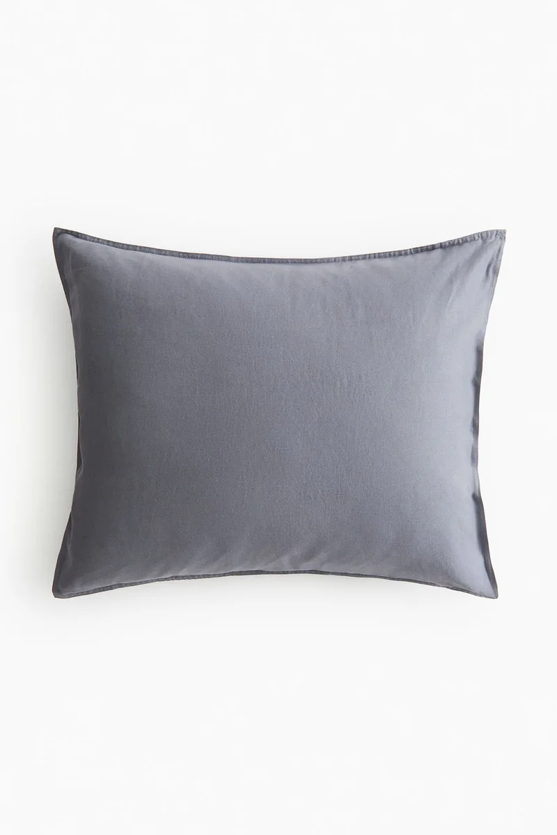 H&M Washed linen-blend pillowcase